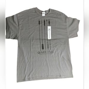 Quiver Full‎ Shirt, Grey, Men's XL NWT